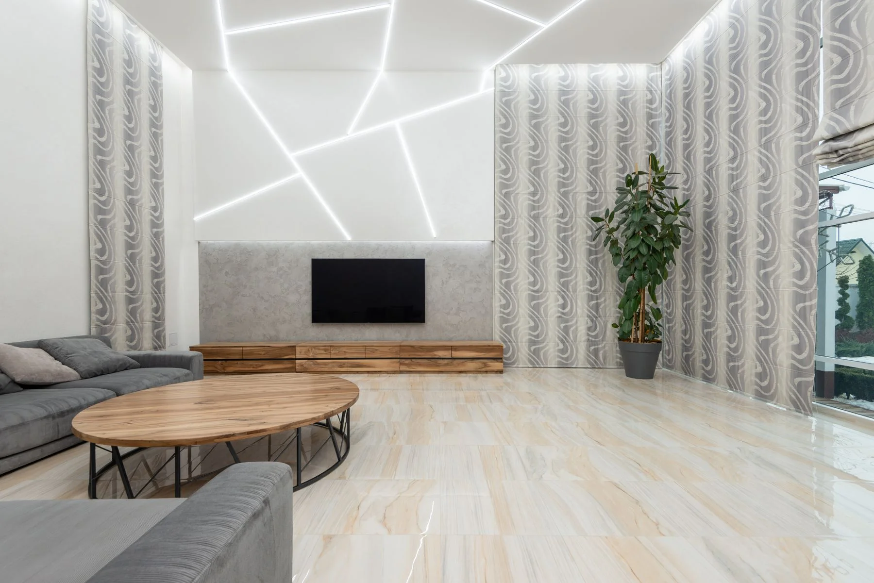 Modern living room — stock inspiration photo
